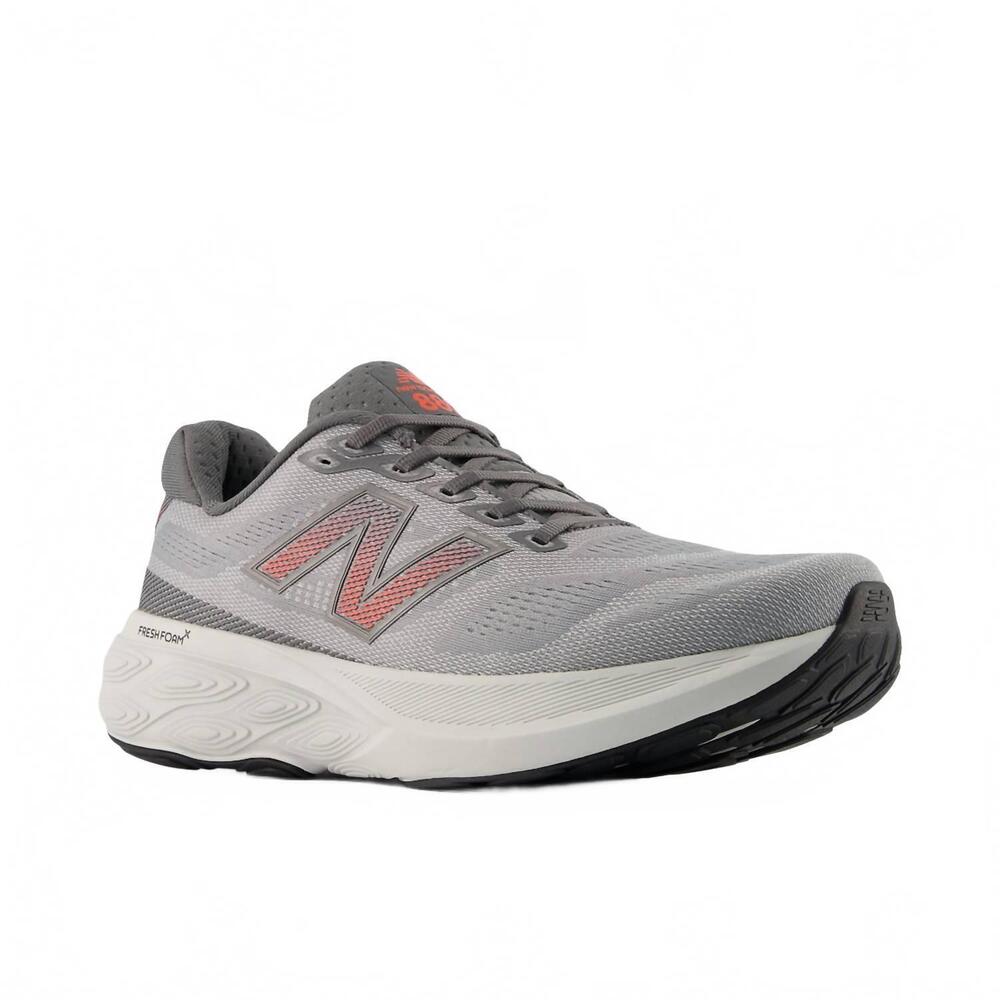 NEW NEW BALANCE men's fresh foam x 880v15 running shoe in grey/grey